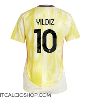 Juventus Kenan Yildiz #10 Seconda Maglia Femmina 2024-25 Manica Corta